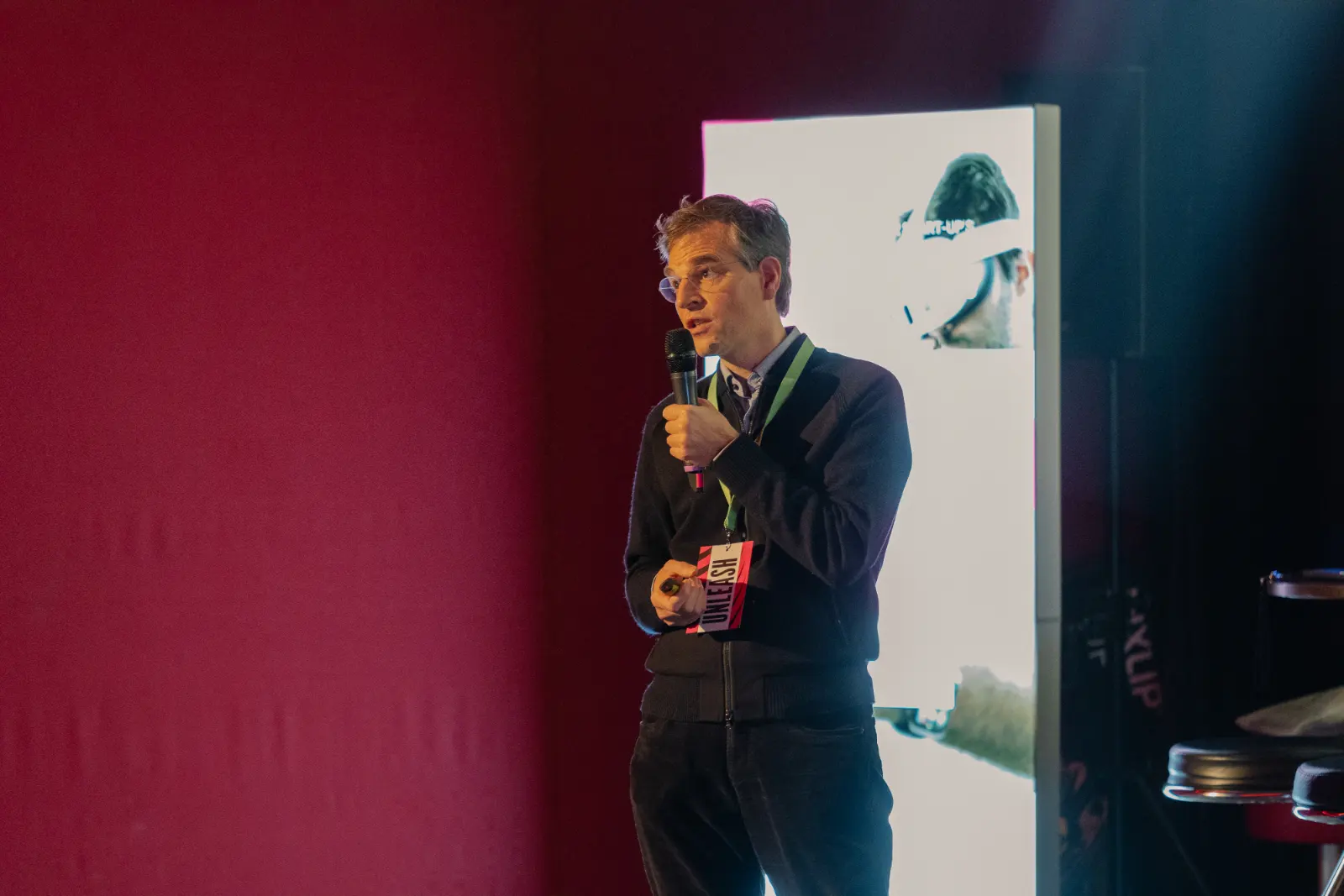 GOENOMICS on stage at UNLEASH